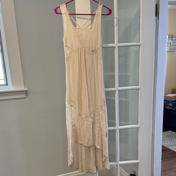 NWT! Elegant POL Cream Lace High Low Sundress Size Small - Picture 12 of 13